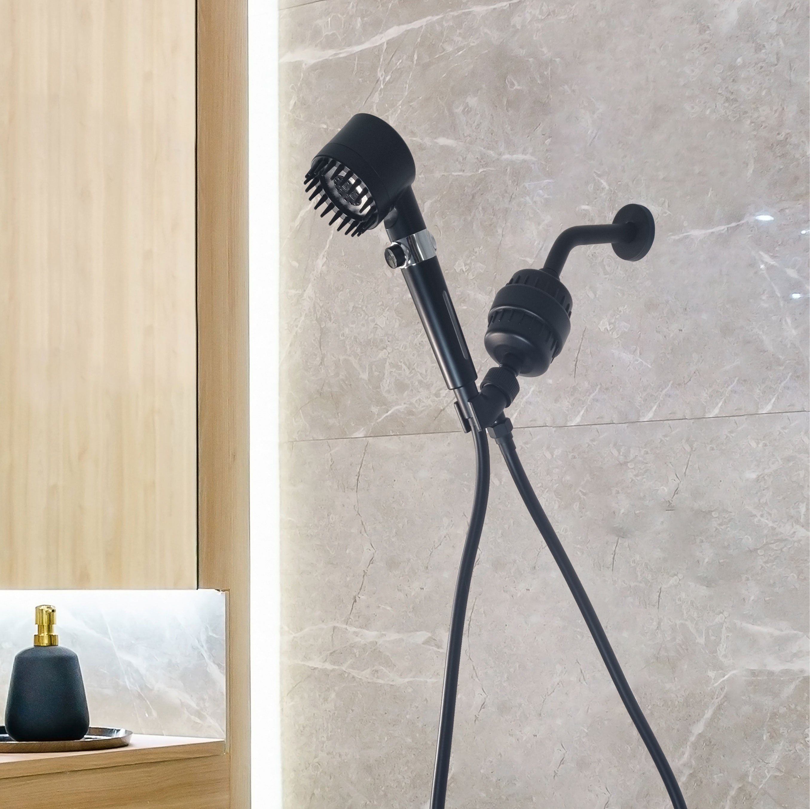 رأس الدش المفلتر للتدليك من مينيرال ستريم