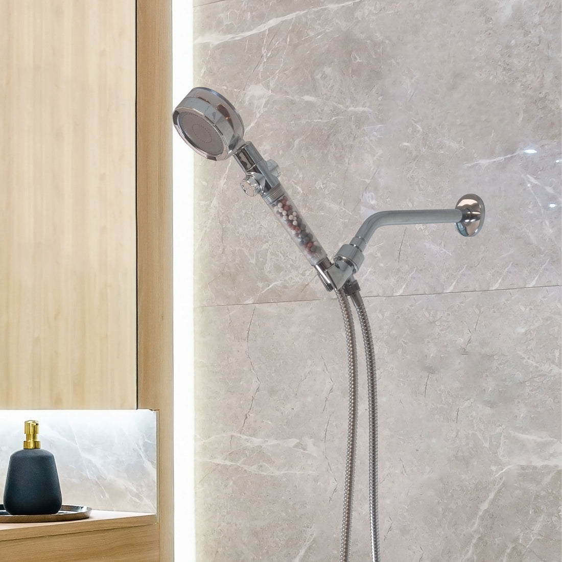 TurboFan Showerhead Shower Essentials Kit