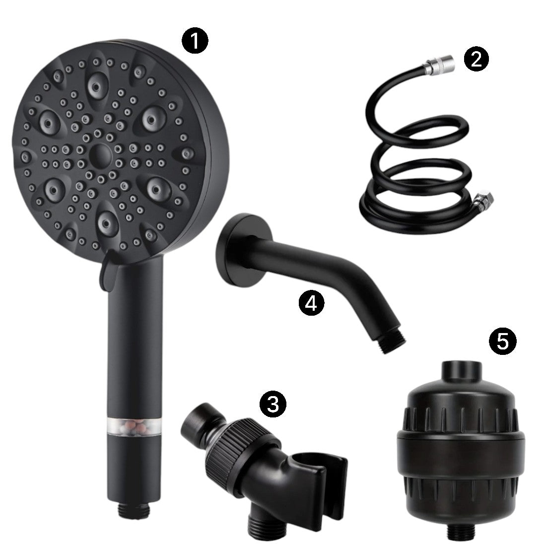 Mineralsstream Luxe 9 Mode Mode High Pressure Dearn (Fulted)