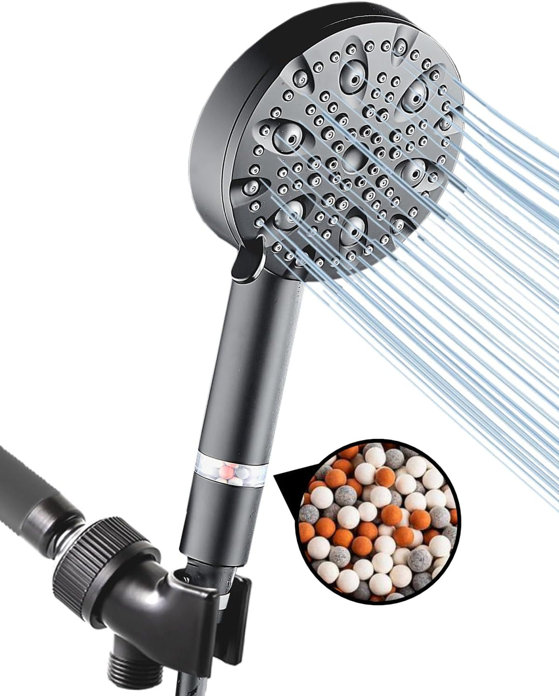 MineralStream Luxe 9 Mode High Pressure Showerhead (Filtered)