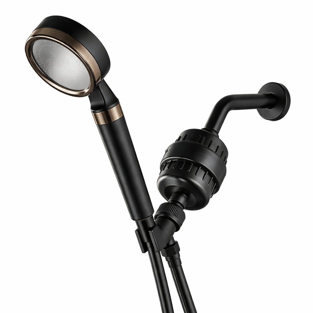 MineralStream™ BLACK - مجموعة الدش الكاملة بفيتامين C